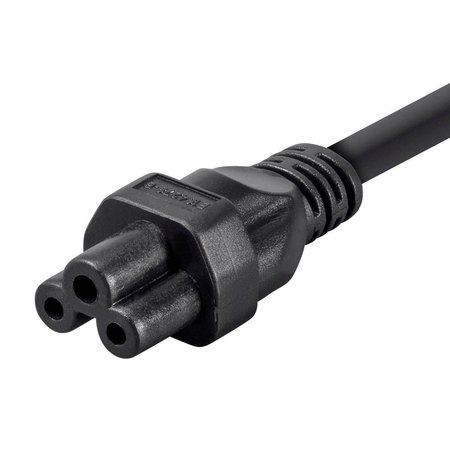 MONOPRICE Grounded Ac Power Cord, 10 ft.Black 7689
